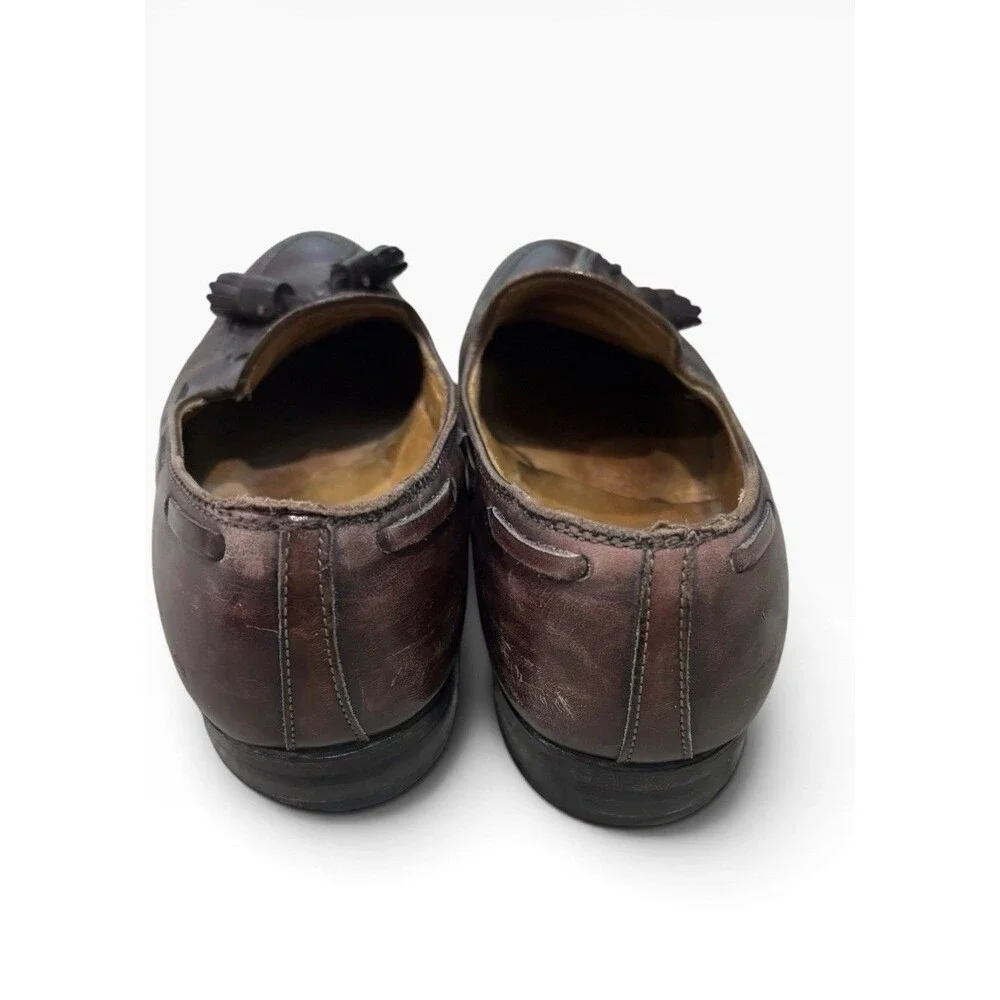 Alden 663 Tassel Loafers Leather Calfskin Men’s Size 7 A/C USA Burgundy
